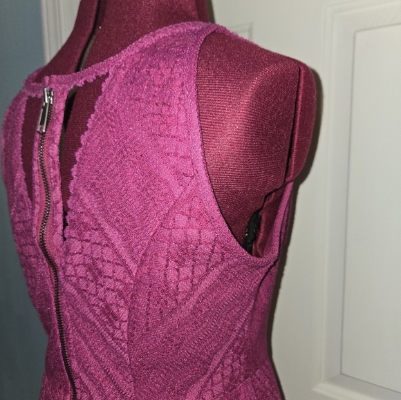 Free People Magenta Missed Connections Halter Mini Dress - Picture 9 of 15